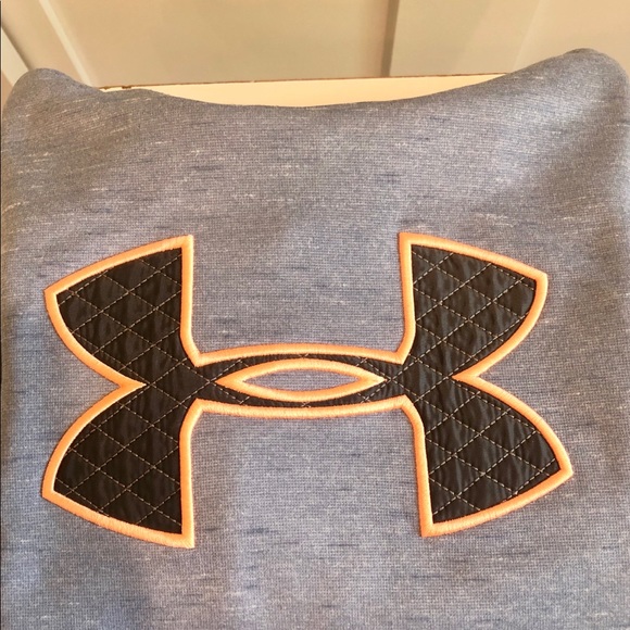 Under Armor Coldgear Loose hoodie space dye blue S - Picture 7 of 12